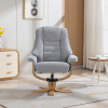 Sardinia Recliner Chair & Footstool in Chacha Dove